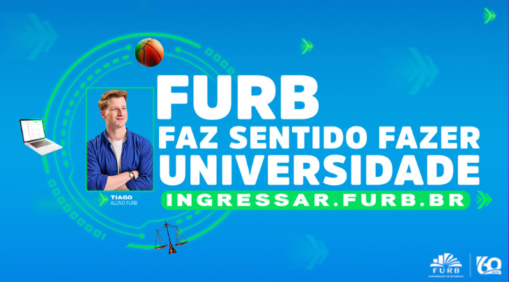 FURB abre inscrições para graduação com início no segundo semestre de 2025