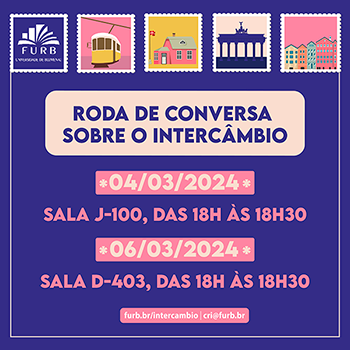Roda de conversa Intercambio FURB