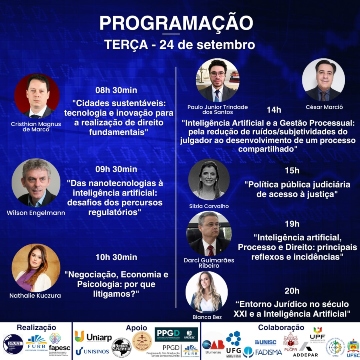 programacao dia um 