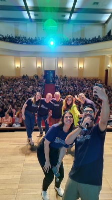 Top Five no palco do Teatro