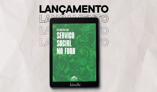 Capa do e-book dos estudantes de Serviço Social 