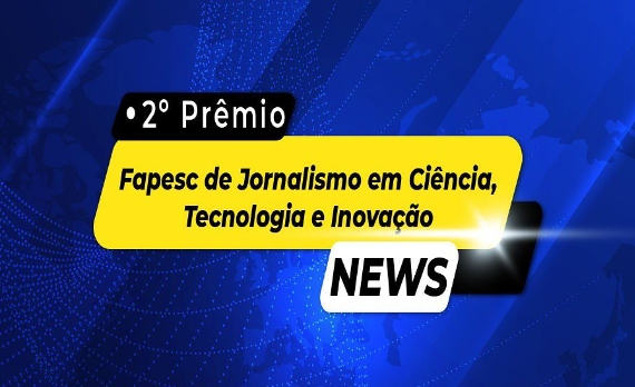 Logomarca do Prêmio de Jornalismo FAPESC 