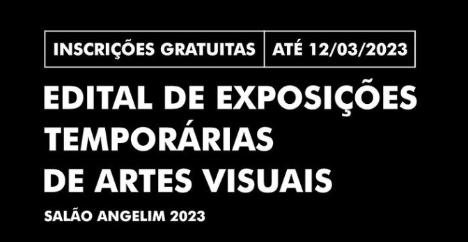 Edital seleciona exposição para Salão Angelim em 2023