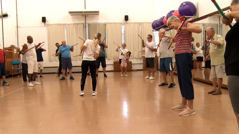 Grupo Superação em atividade na FURB 