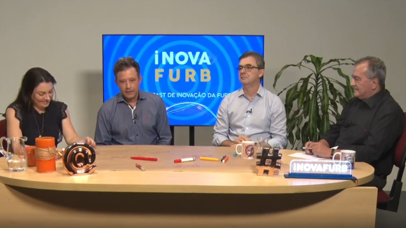 Luismar Porto e Décio May no iNOVA FURB 