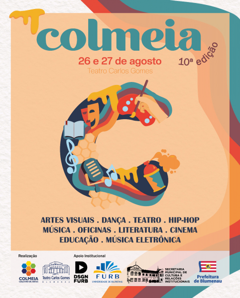 Cartaz de divulgação do Colmeia