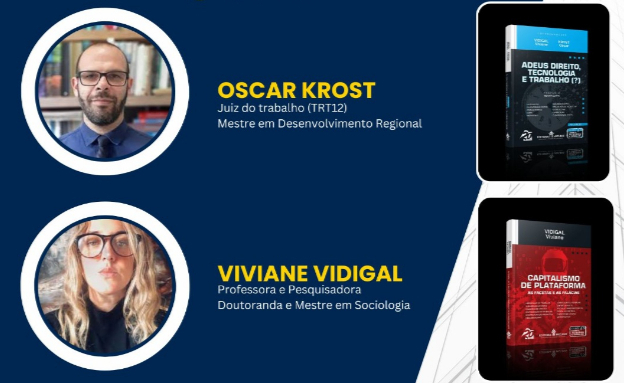 Evento reúne autores sobre trabalho e plataformas digitais 