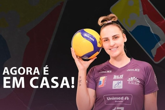 Bluvôlei joga em casa
