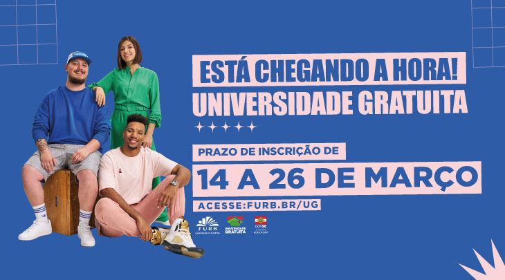 Programa Universidade Gratuita terá inscrições de 14 a 23 de março