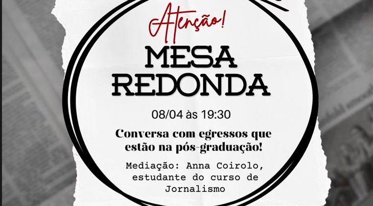 Curso de Jornalismo da FURB realiza mesa redonda com egressos