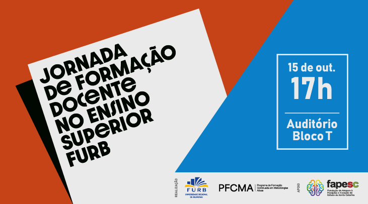 FURB abre as inscrições para a Jornada de Formação Docente no Ensino Superior