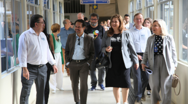Técnicos do Ministério da Educação realizam visita para conhecer patrimônio e infraestrutura da FURB