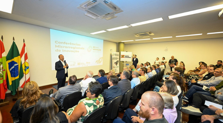 Primeira Conferência Microrregional de 2025 do Programa SC Mais Inovação acontece em Blumenau