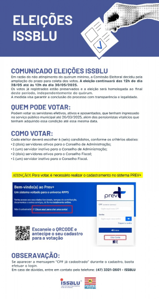 Eleção ISSBLU