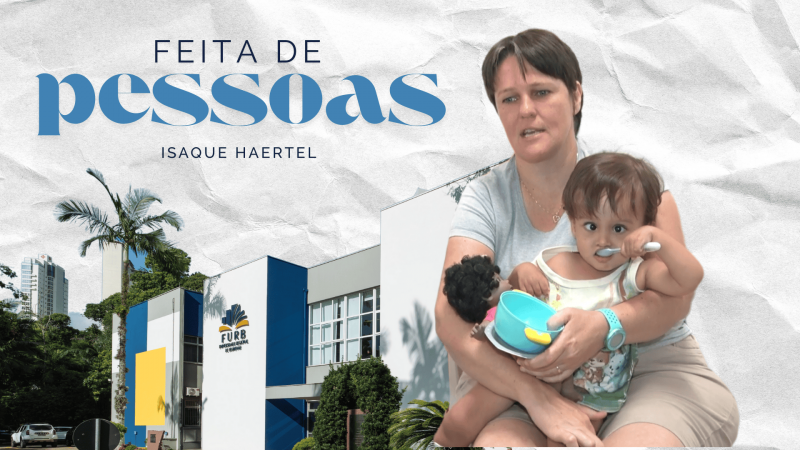 Conheça Isaque, bebê atendido pelo Centro Especializado de Reabilitação da FURB