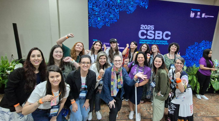 Professora da FURB representa projeto de extensão da Universidade no Congresso da Sociedade Brasileira de Computação, em Alagoas