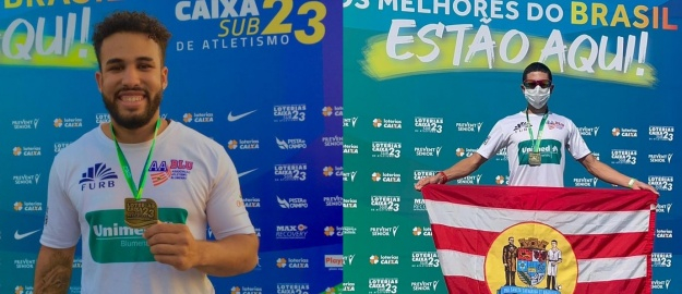 Atletas de Blumenau sobem ao pódio em brasileiro sub 23