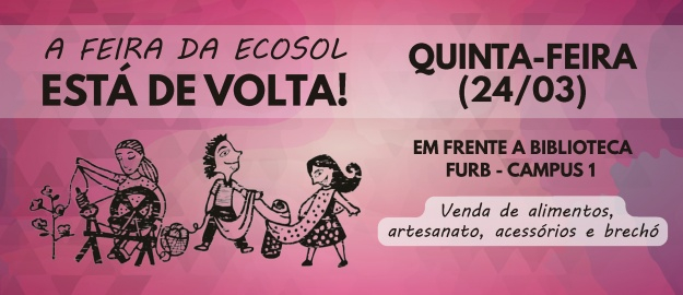 Feira de Economia Solidária está de volta à FURB 