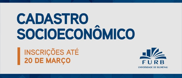 Abertas inscrições para o Cadastro Socioeconômico