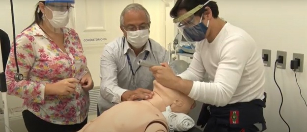 Treinamento para intubação segue com turmas no campus 5