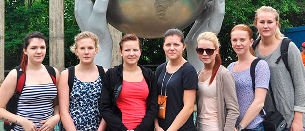 Estudantes da Suécia encerram intercâmbio na região