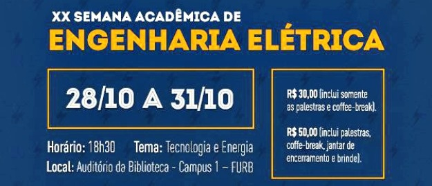 Engenharia Elétrica abre Semana Acadêmica nesta terça-feira