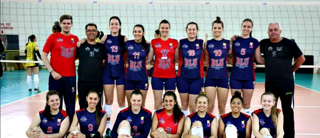 Bluvolei fica em terceiro no estadual catarinense