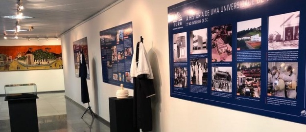 55 anos da FURB em exposição na Assembleia Legislativa de SC