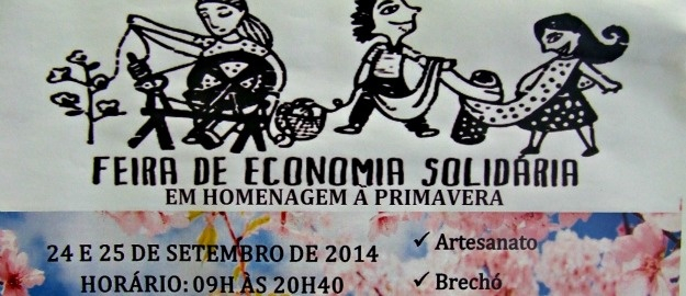 Primavera é tema da Feira da Economia Solidária deste mês