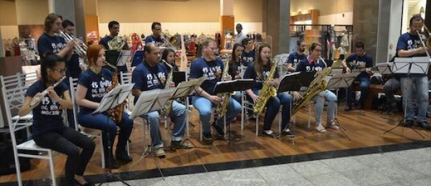 Jazz Band no intervalo musical do campus  2