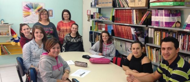 Programa Incluir visita escola do município de Gaspar