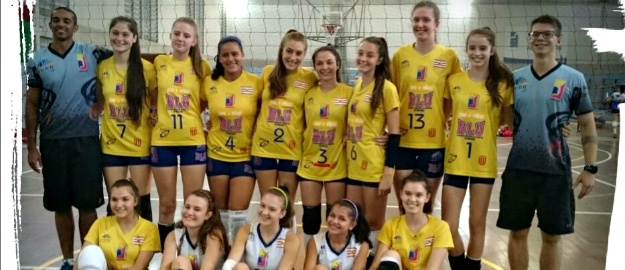 Infantil do Bluvolei encara a primeira etapa do Estadual