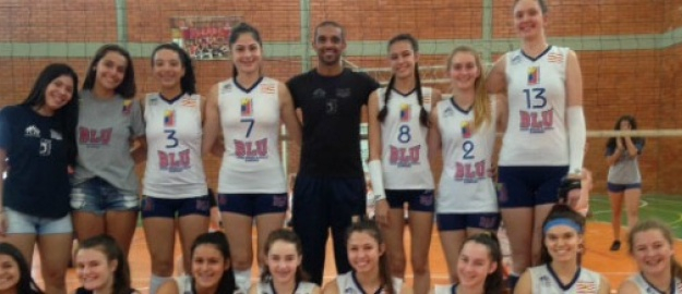 Bluvôlei é primeiro colocado na etapa do catarinense