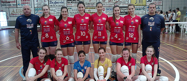 Infanto do Bluvolei é terceiro na primeira etapa do estadual