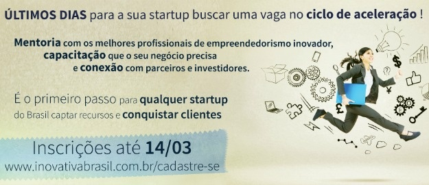Inovativa 2016: último dia para participar!