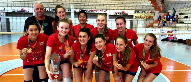 Bluvolei/Etevi disputará Estadual dos Jogos Escolares, dia 9