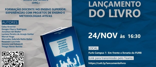 Edifurb lança obra sobre formação e metodologias 