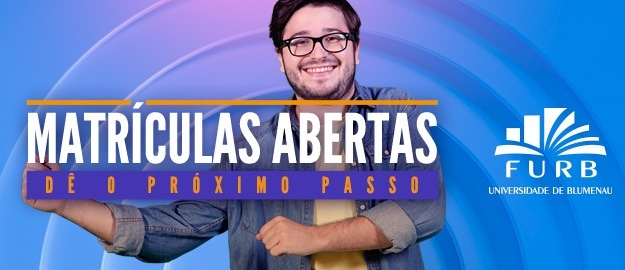 FURB inscreve para cursos presenciais e a distância 