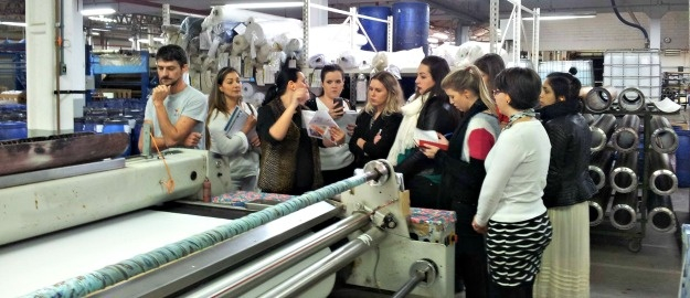 Moda faz visita técnica a estamparia de Guabiruba