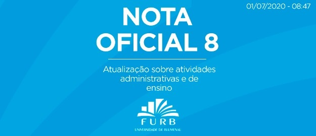 Nota Oficial nº 8 _ 01/07/2020