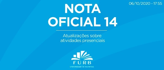 Nota Oficial nº 14 - Atualizada 