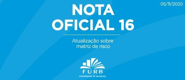 Nota Oficial nº 16