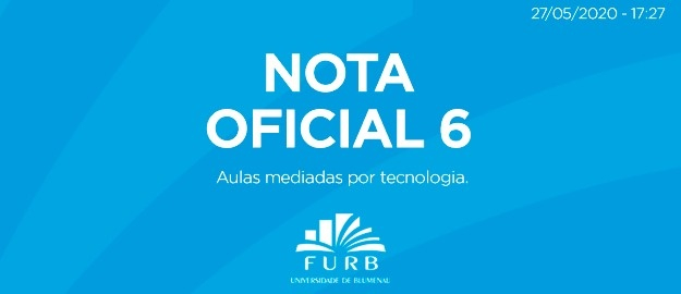 NOTA OFICIAL 6 -   27/05/2020