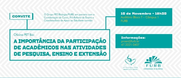 PET Biologia faz oficina sobre ensino, pesquisa e extensão