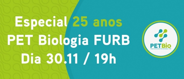 PET Biologia comemora 25 anos com programa especial 