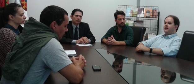Reitoria recebe visita do prefeito de Timbó