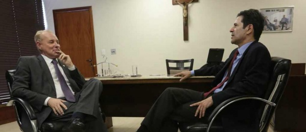 Reitor faz visita ao presidente da Assembleia Legislativa