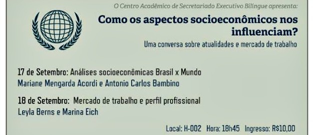 Secretariado Executivo abre Semana Acadêmica nesta quarta