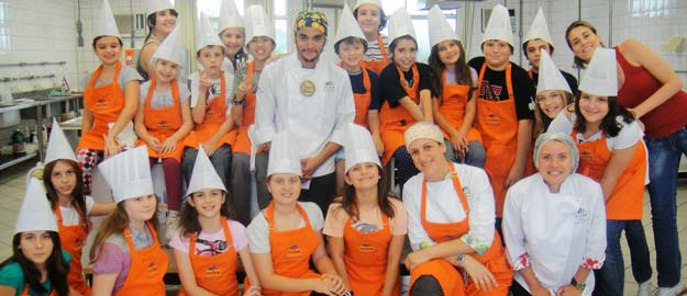 Gastronomia tem curso de férias para todas as idades 