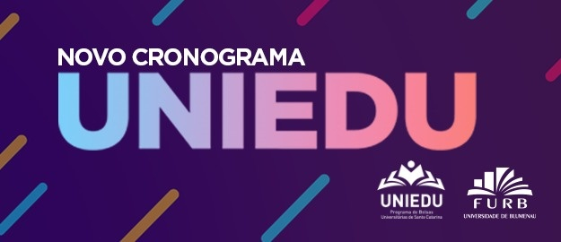 UNIEDU convoca bolsistas ao recadastramento de 7 a 19/07